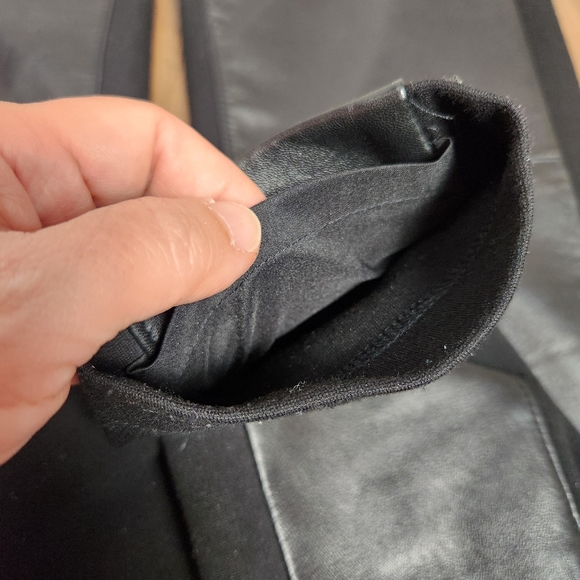 WORTH NEW YORK black stretch leather pants - Picture 10 of 14